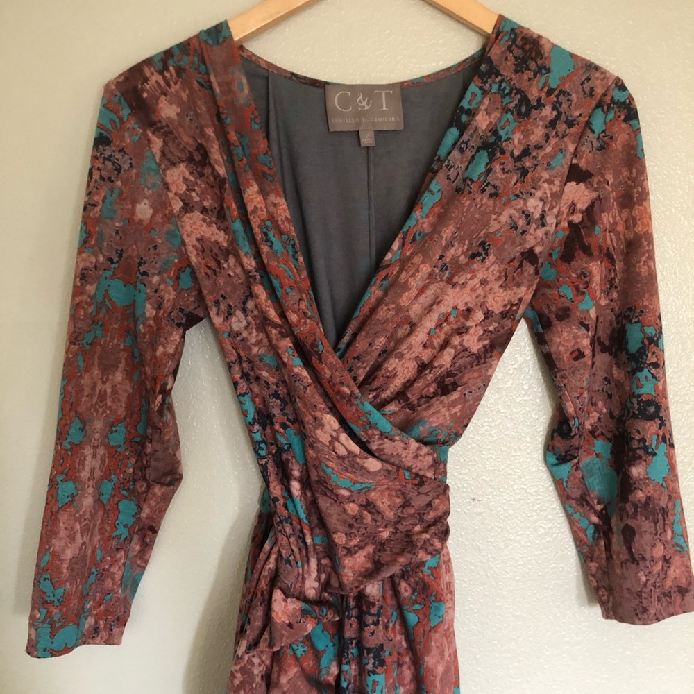 C & T Costello Tagliapietra Wrap Dresses Size 2